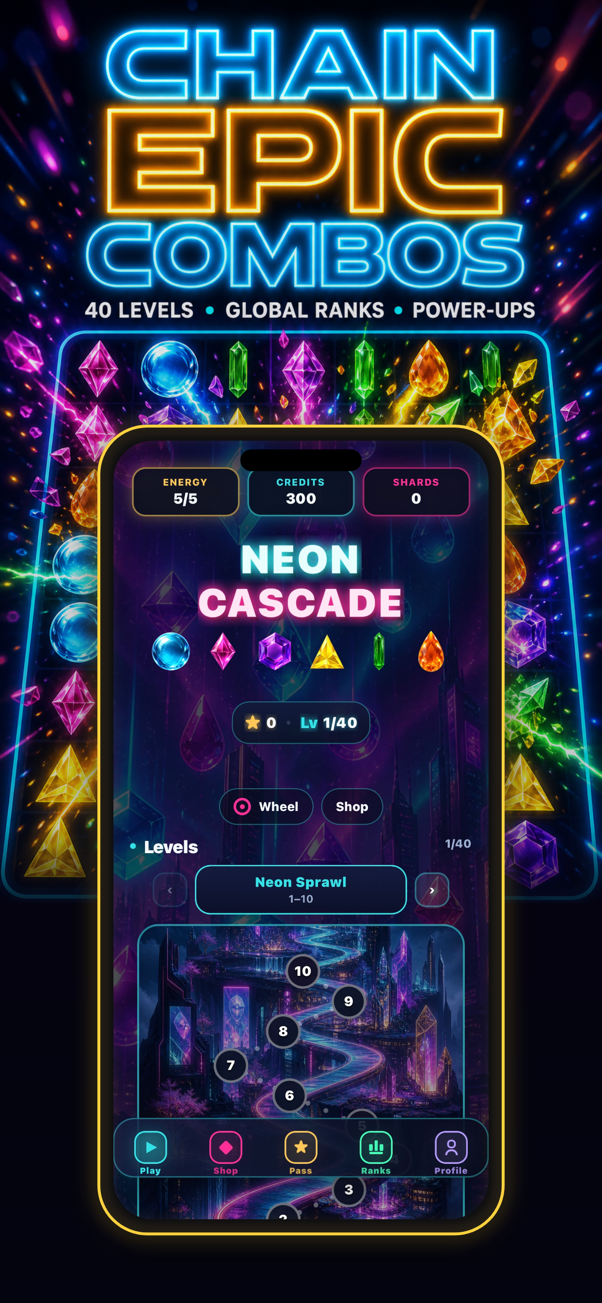 Neon Cascade cover